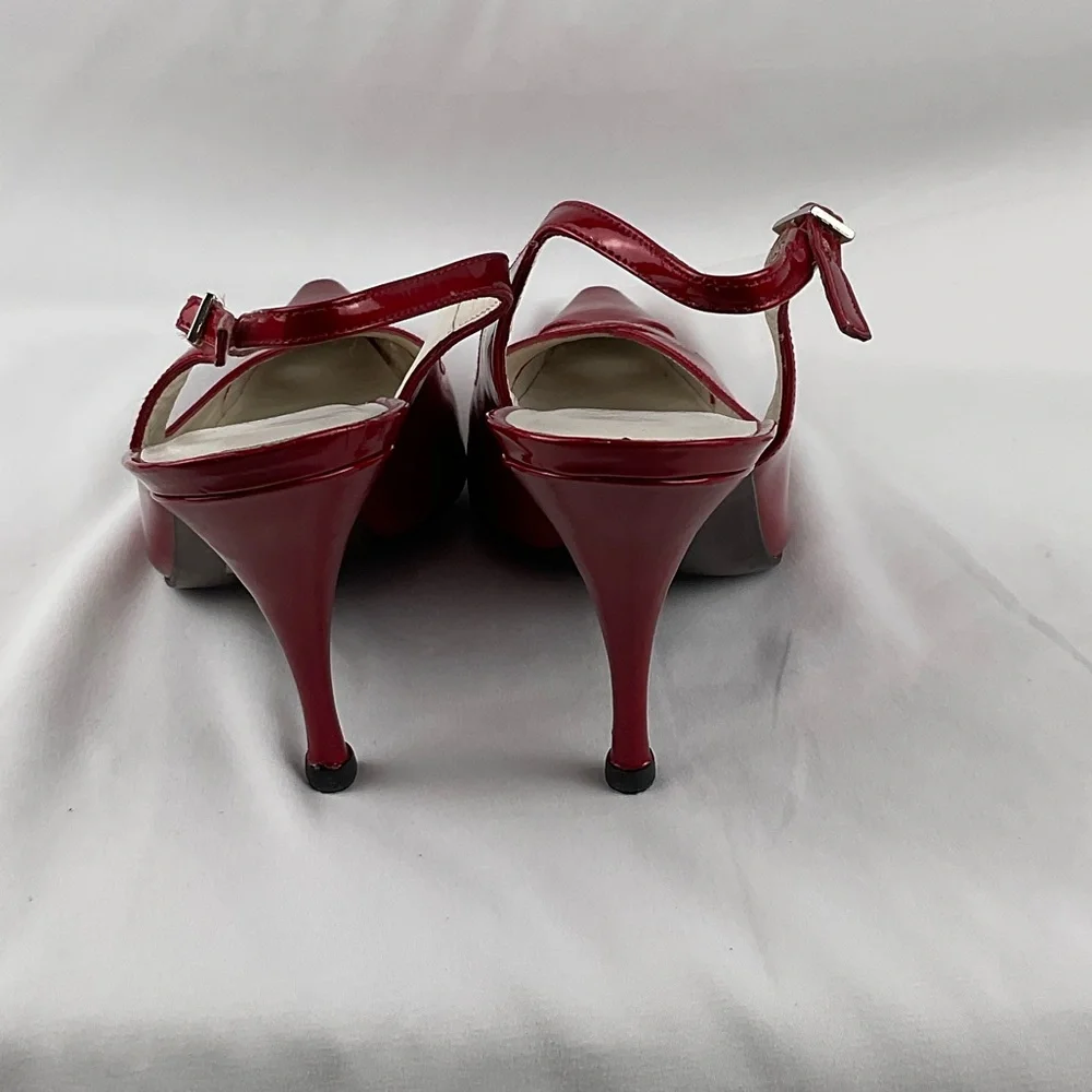 Stuart Weitzman Red Patent‎ Leather Heels